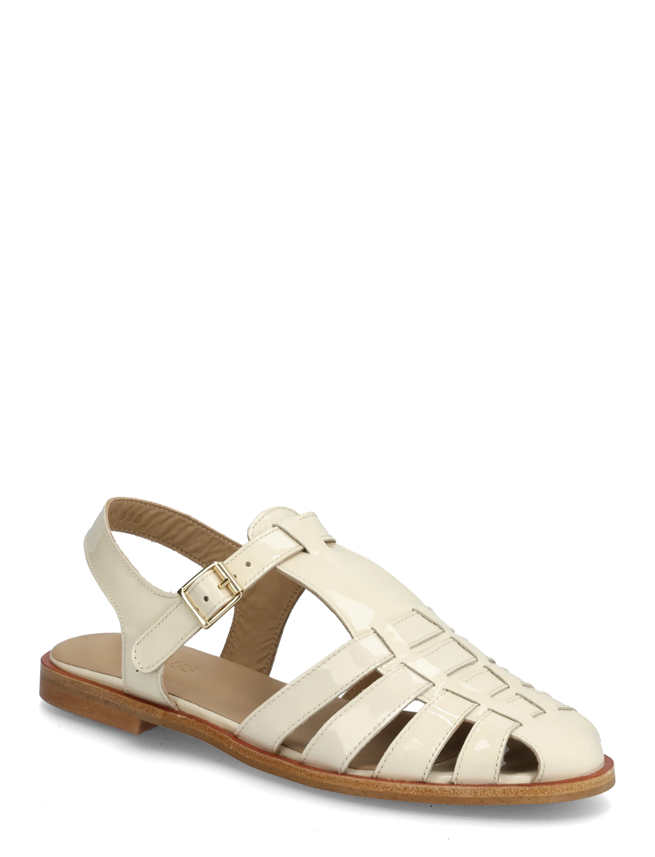 ANGULUS - Sandals - flat - closed toe - op - gladiator-sandalen - 2362 buttermilk - 0