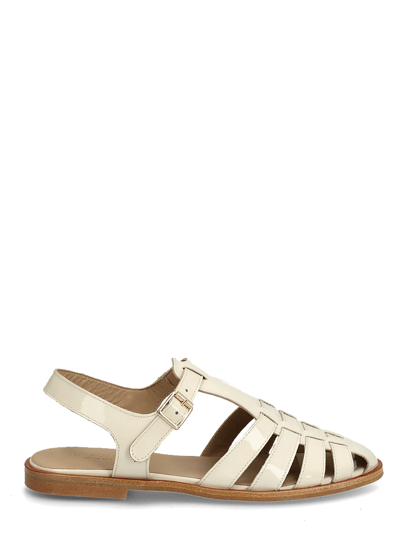 ANGULUS - Sandals - flat - closed toe - op - gladiatorsandaler - 2362 buttermilk - 1