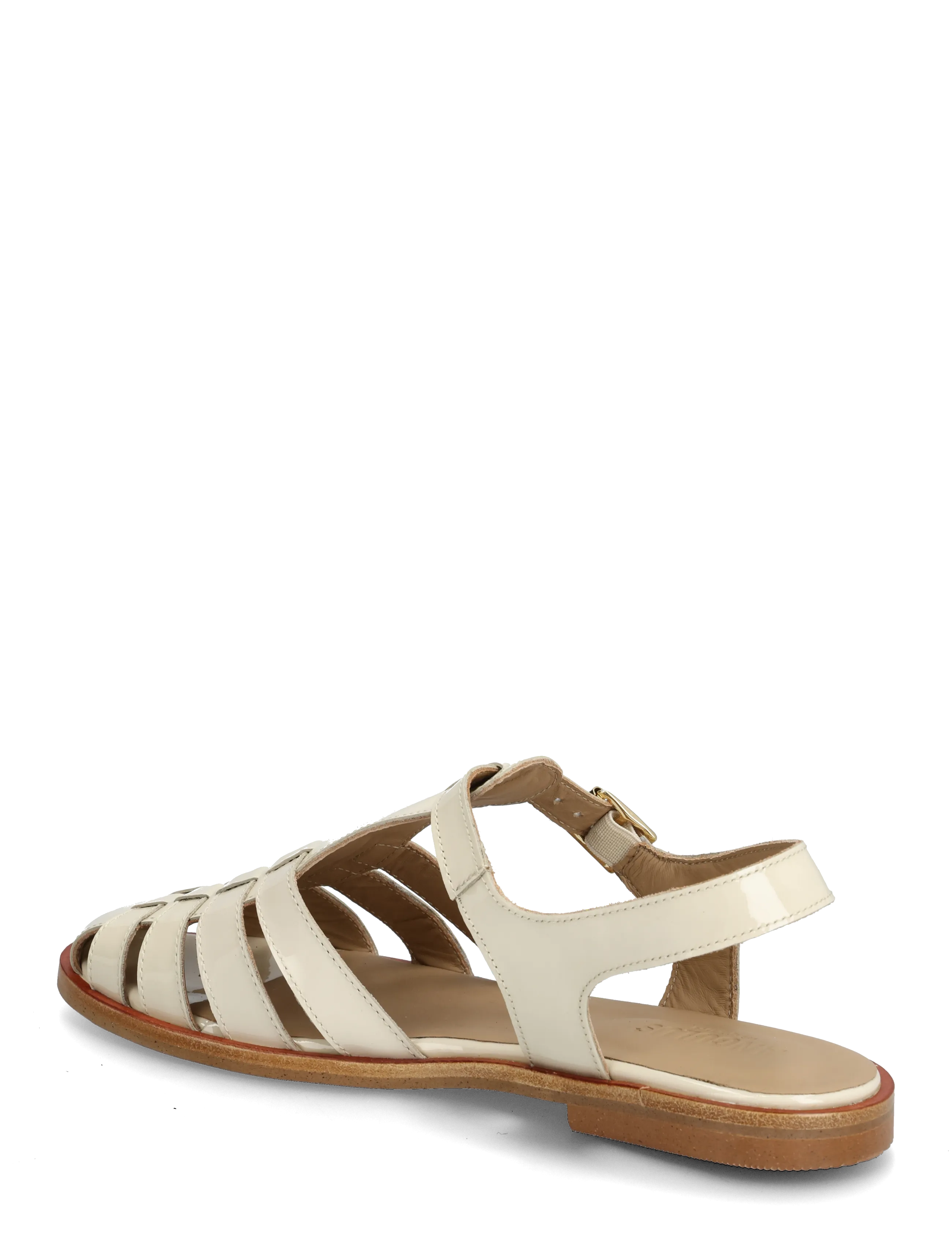 ANGULUS - Sandals - flat - closed toe - op - gladiator-sandalen - 2362 buttermilk - 2