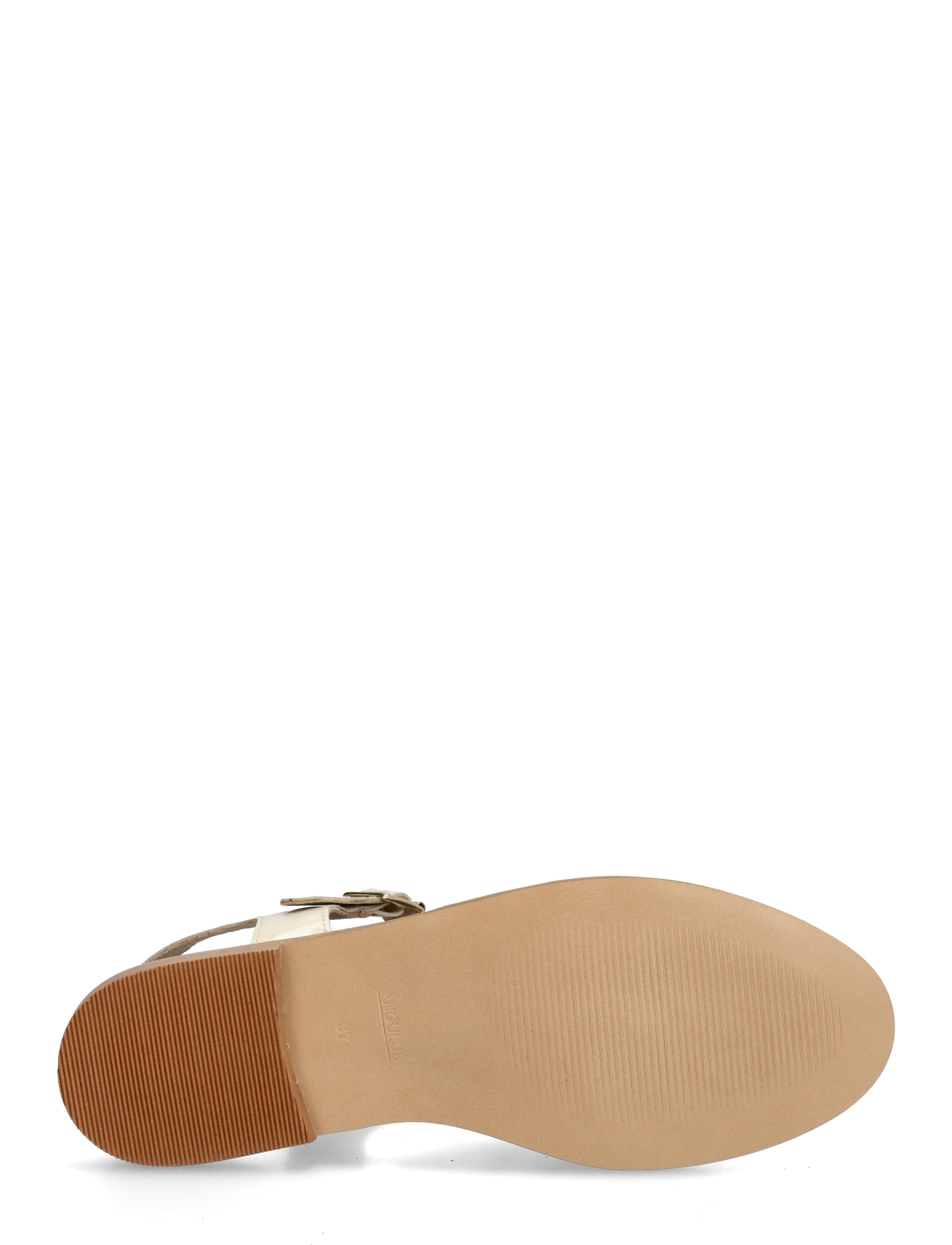 ANGULUS - Sandals - flat - closed toe - op - gladiator-sandalen - 2362 buttermilk - 4