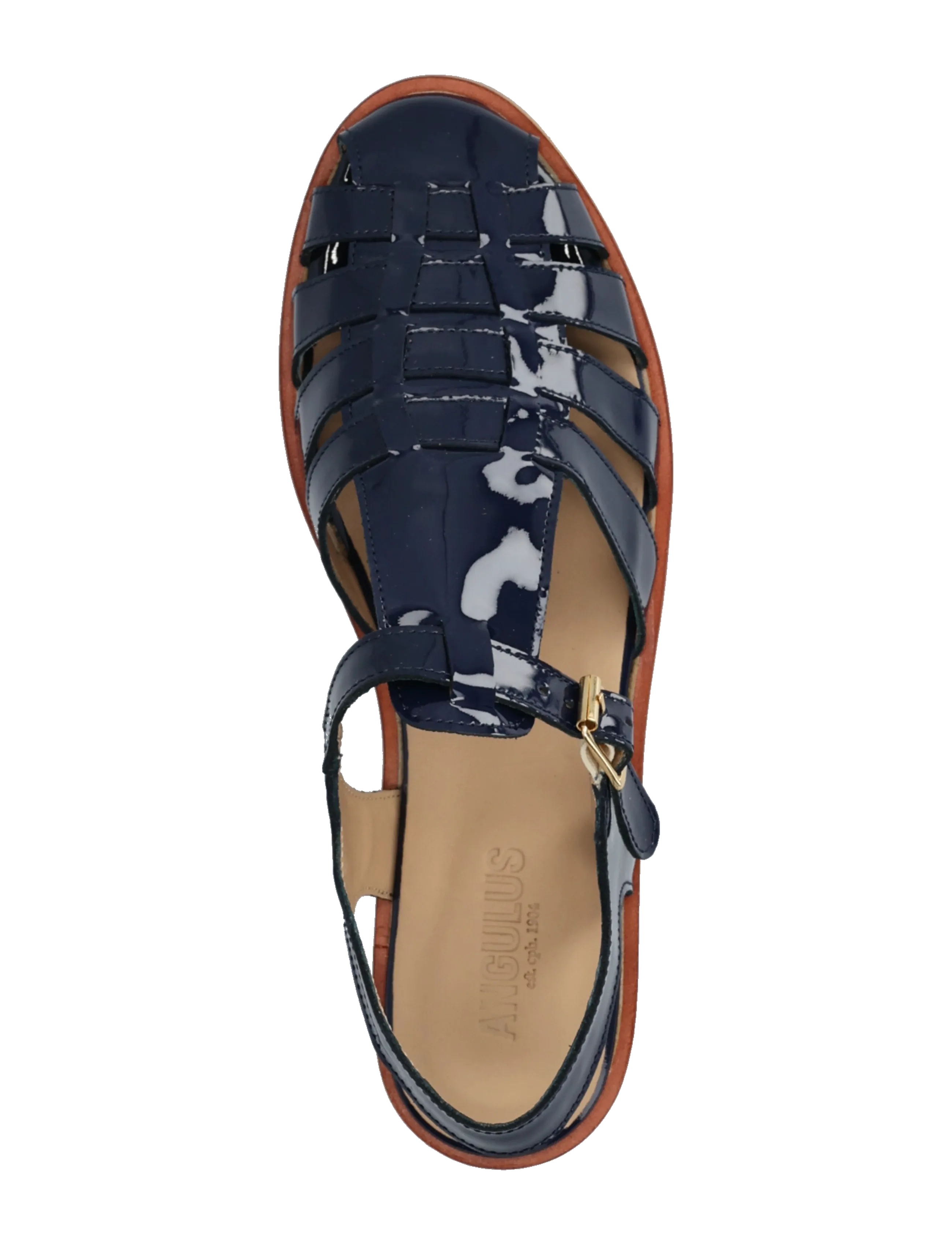 ANGULUS - Sandals - flat - closed toe - op - gladiator-sandalen - 4602 navy - 3