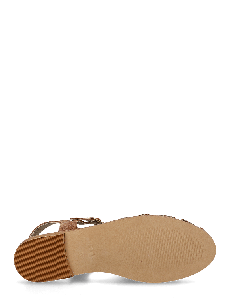 ANGULUS - Sandals - flat - closed toe - op - platta sandaler - 3297/3232 clay glitter/clay - 4