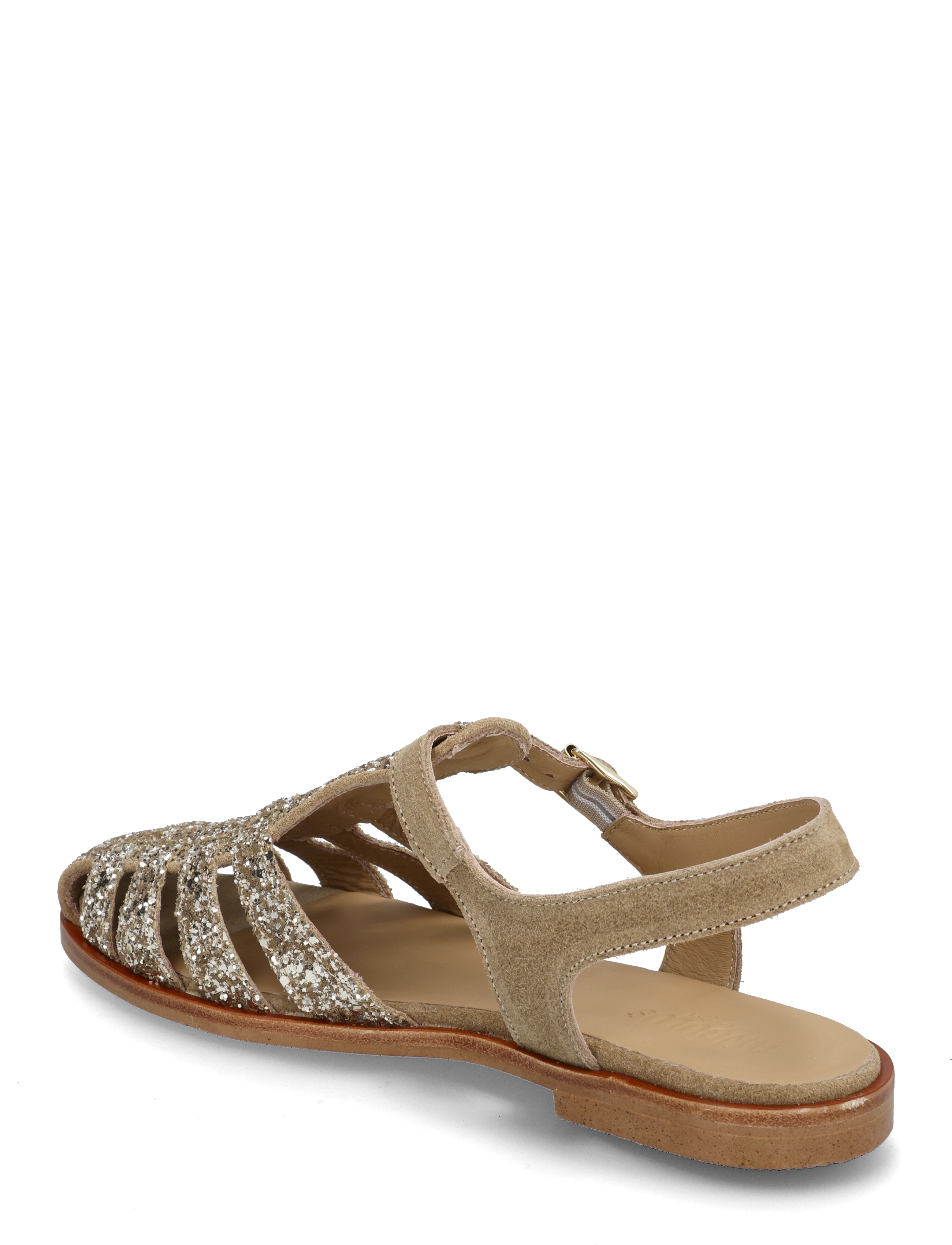 ANGULUS - Sandals - flat - closed toe - op - kvinnor - 3618/2217 champagne glitter/sa - 2