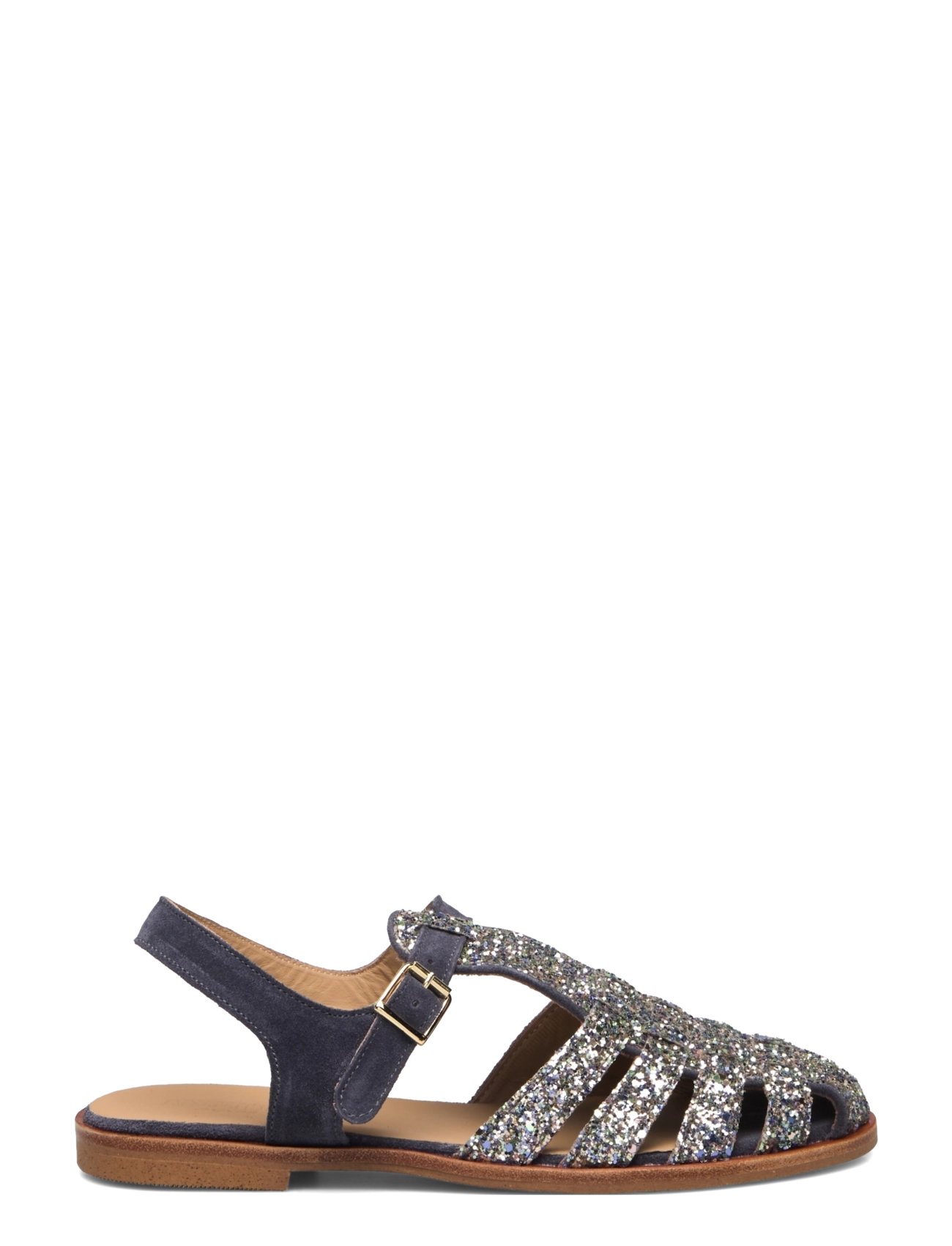 ANGULUS - Sandals - flat - closed toe - op - kvinnor - 3619/3230 spring multi glitter - 1