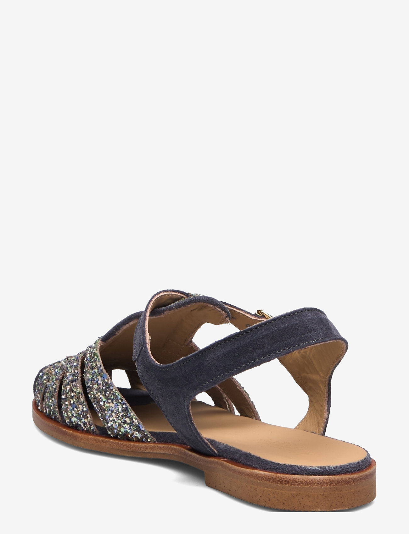 ANGULUS - Sandals - flat  - closed toe - op - platta sandaler - 3619/3230 spring multi glitter - 2