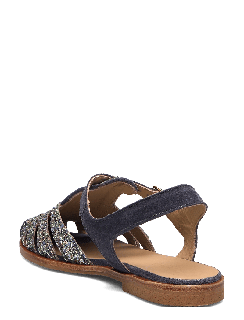 ANGULUS - Sandals - flat - closed toe - op - platta sandaler - 3619/3230 spring multi glitter - 2