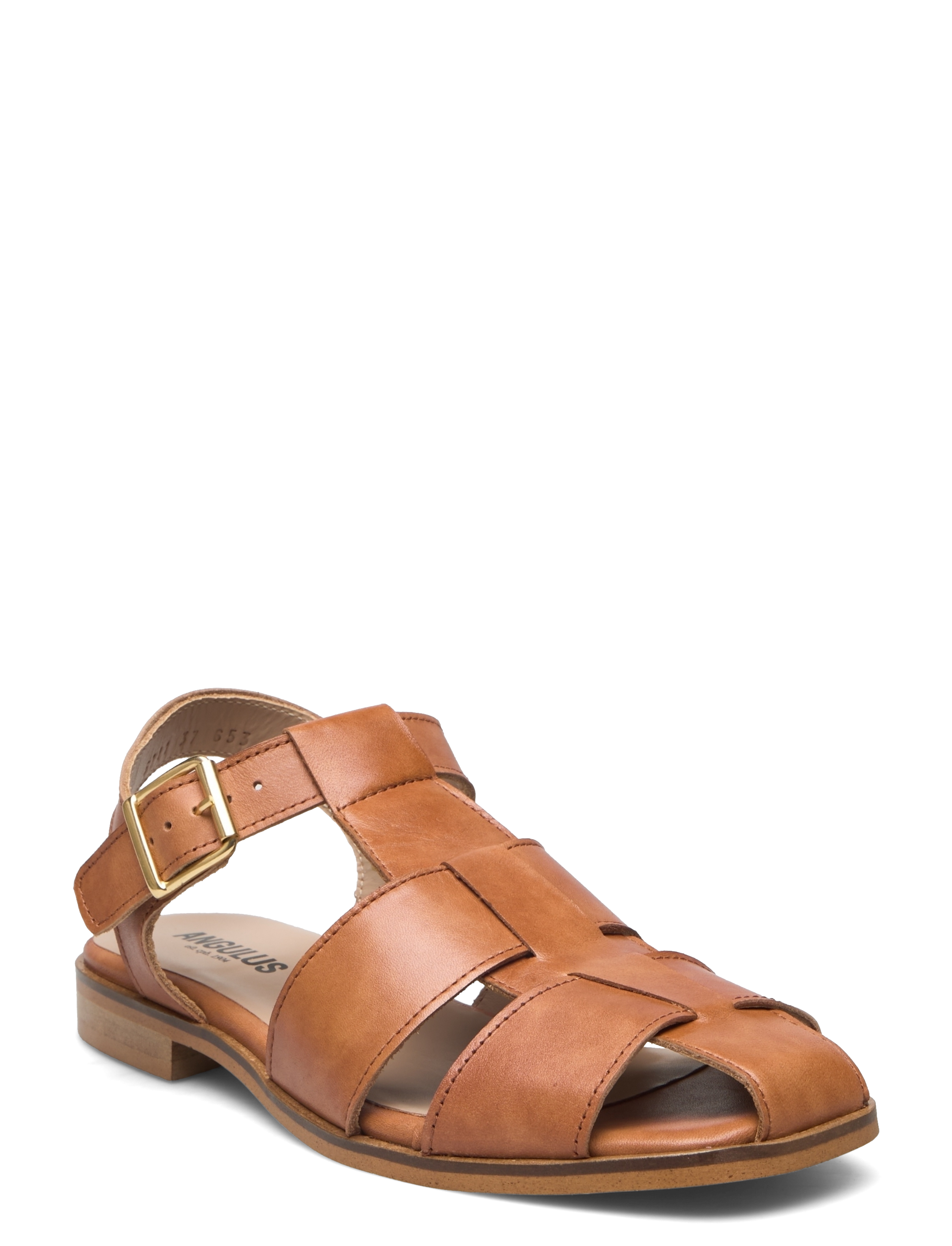 ANGULUS Sandals Flat, 40.5/26.7 cm, Sandals, Braun - Frauen