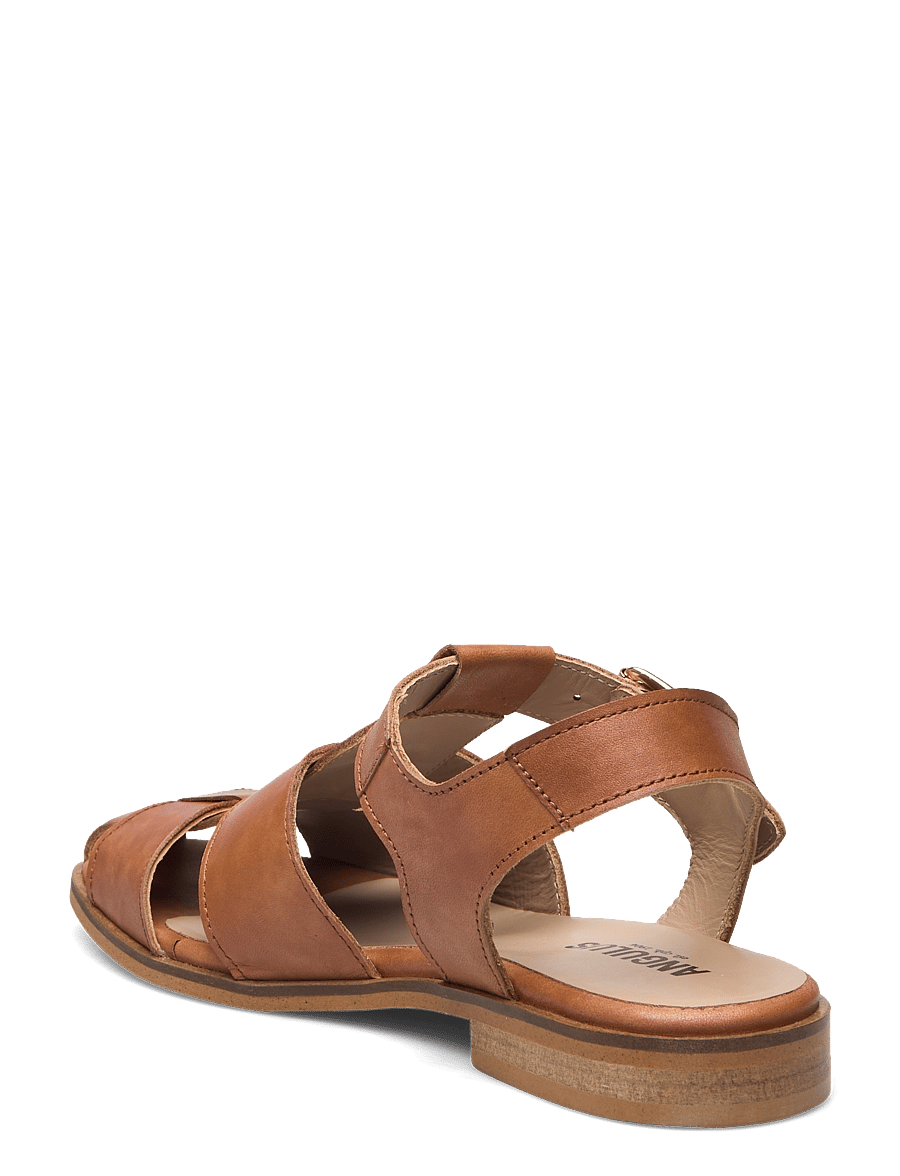 ANGULUS - Sandals - flat - flate sandaler - 1789 tan - 2