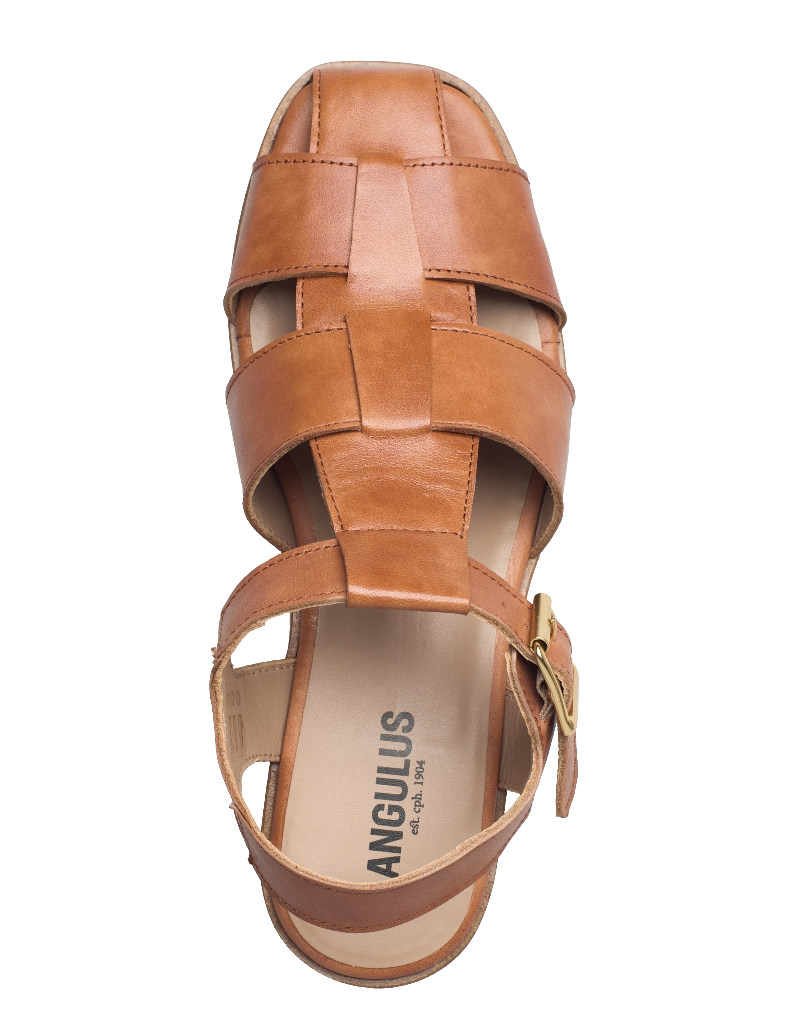 ANGULUS - Sandals - flat - platta sandaler - 1789 tan - 3