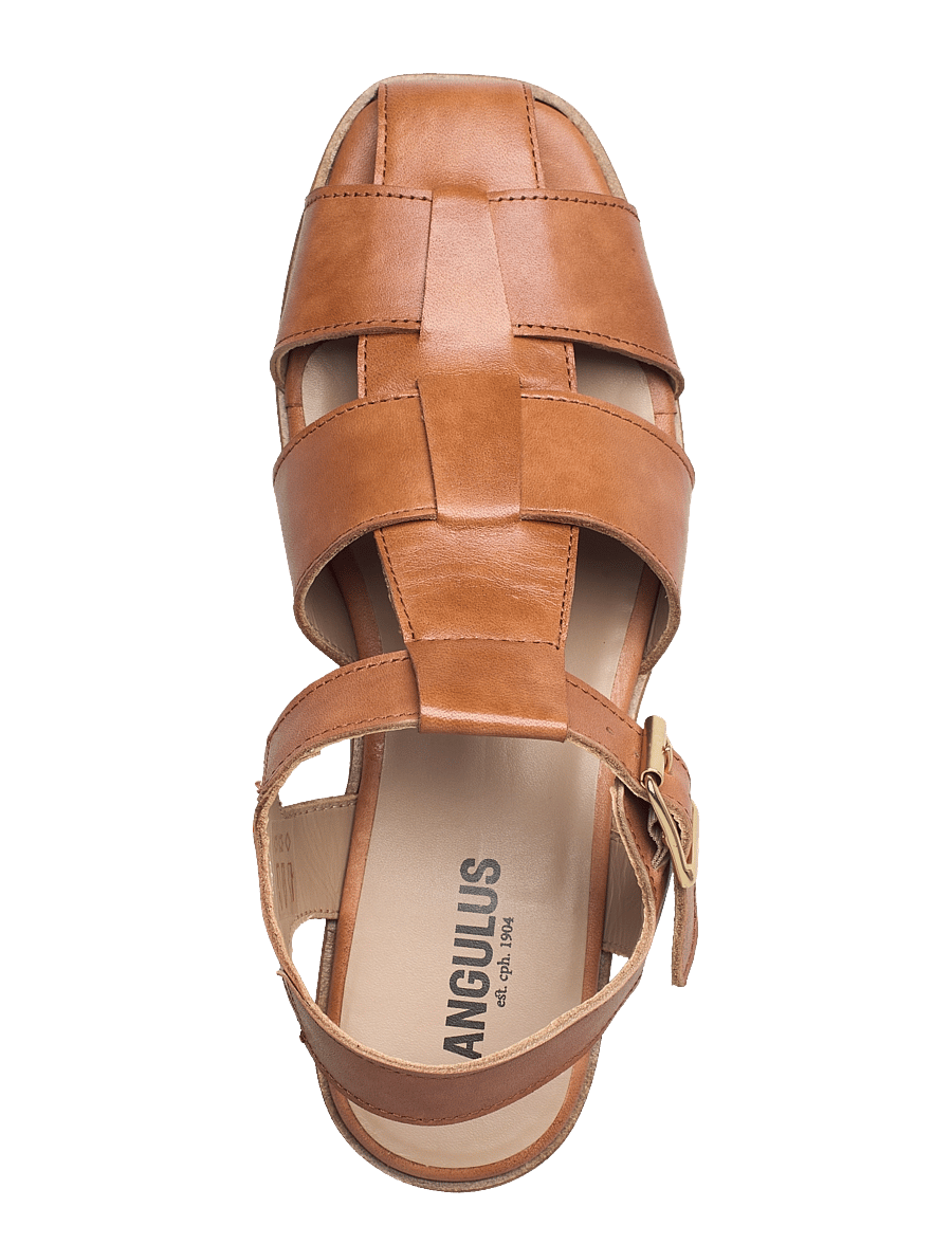 ANGULUS - Sandals - flat - flate sandaler - 1789 tan - 3