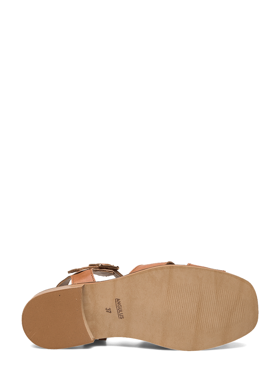 ANGULUS - Sandals - flat - flate sandaler - 1789 tan - 4