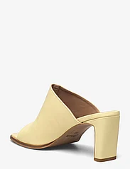 ANGULUS - Sandals - Block heels - mules med hæle - 1495 light yellow - 2
