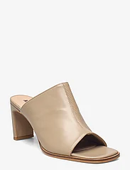 ANGULUS - Sandals - Block heels - mules med hæle - 1571 beige - 0
