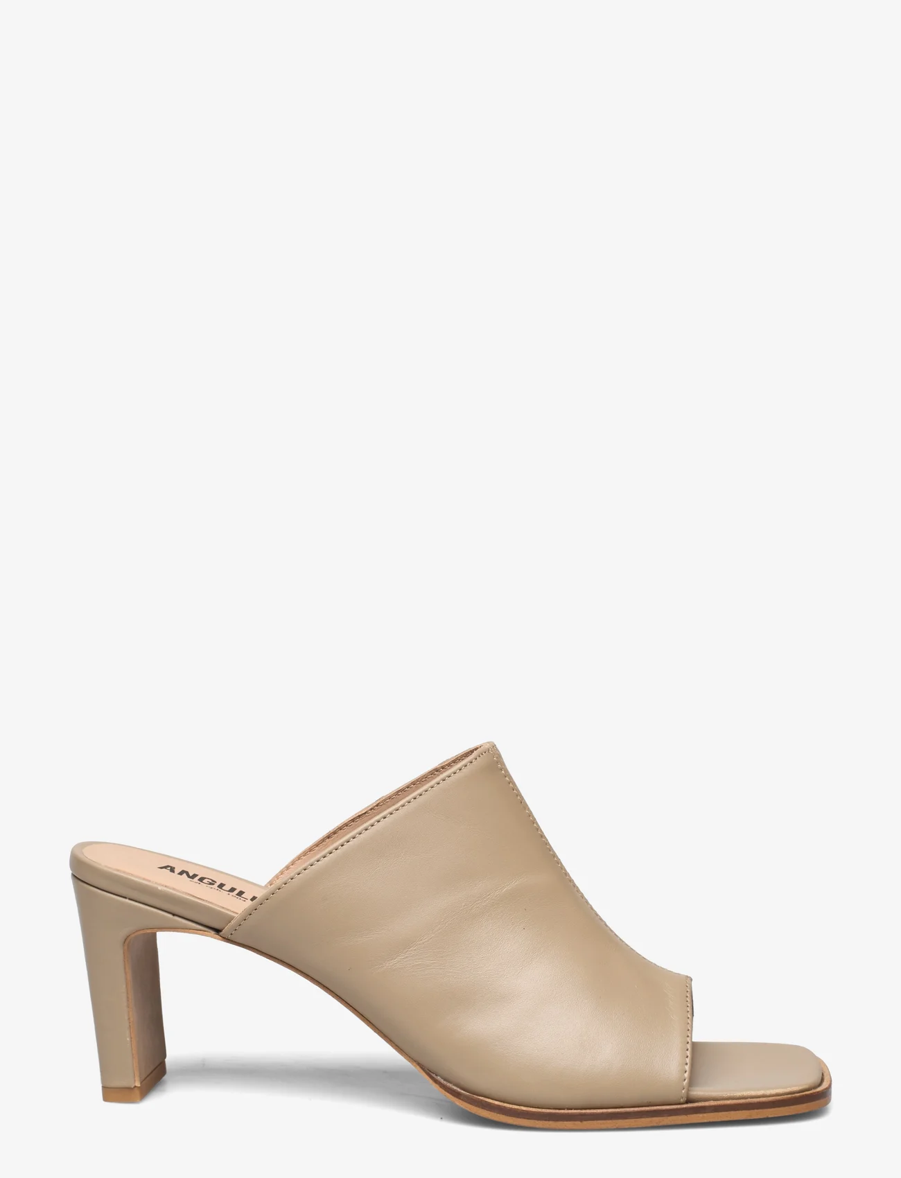ANGULUS - Sandals - Block heels - mules med klack - 1571 beige - 1