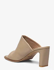 ANGULUS - Sandals - Block heels - mules tipa augstpapēžu kurpes - 1571 beige - 2
