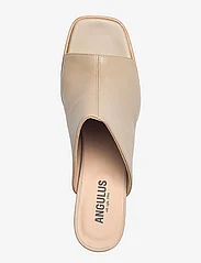 ANGULUS - Sandals - Block heels - mules med klack - 1571 beige - 3