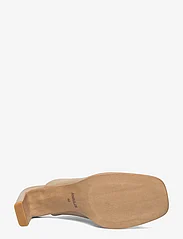 ANGULUS - Sandals - Block heels - pantoletten mit absätzen - 1571 beige - 4