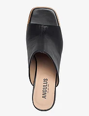 ANGULUS - Sandals - Block heels - slipons med hæl - 1604 black - 3