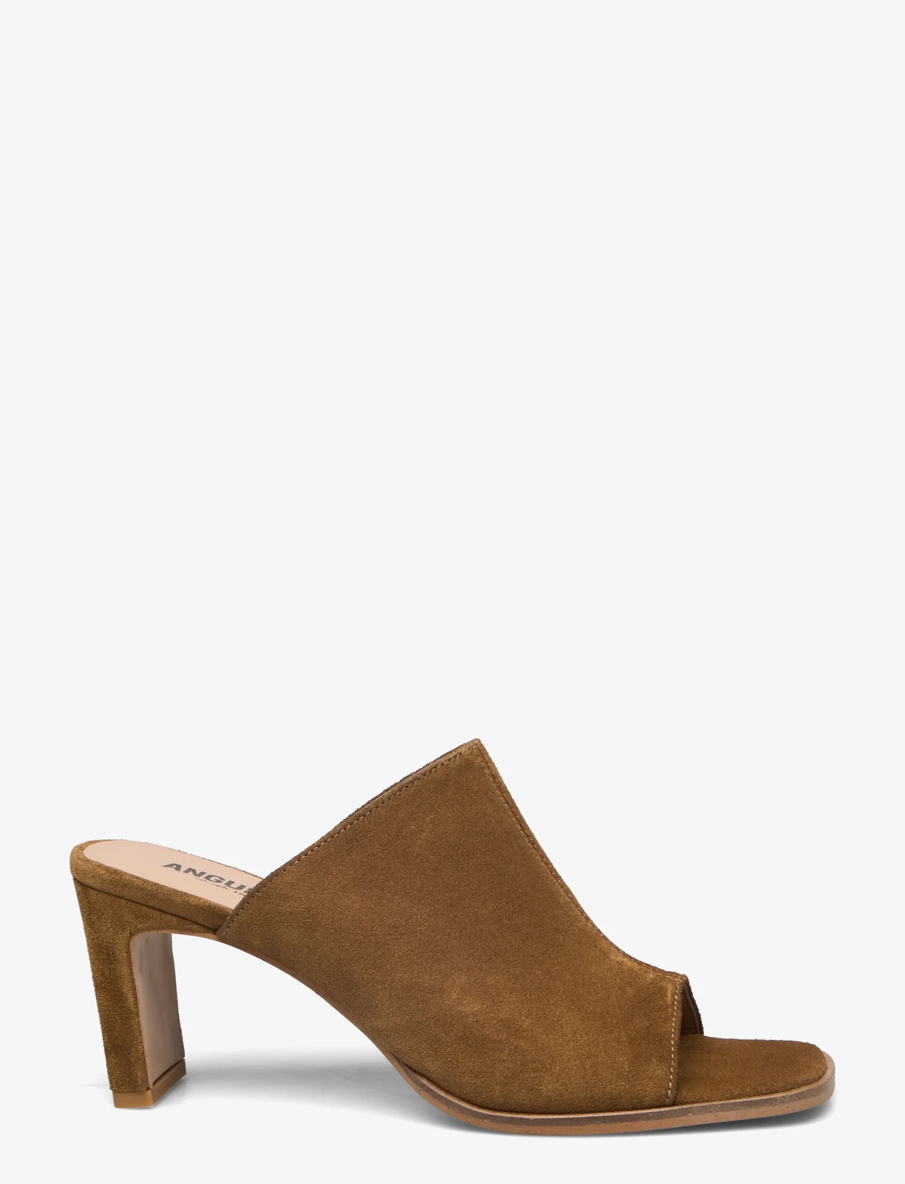 ANGULUS - Sandals - Block heels - mules tipa augstpapēžu kurpes - 2209 mustard - 1