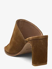ANGULUS - Sandals - Block heels - mules tipa augstpapēžu kurpes - 2209 mustard - 2
