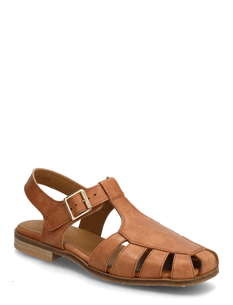 ANGULUS - Sandals - flat - closed toe - op - gladiatorsandaler - 1789 tan - 0