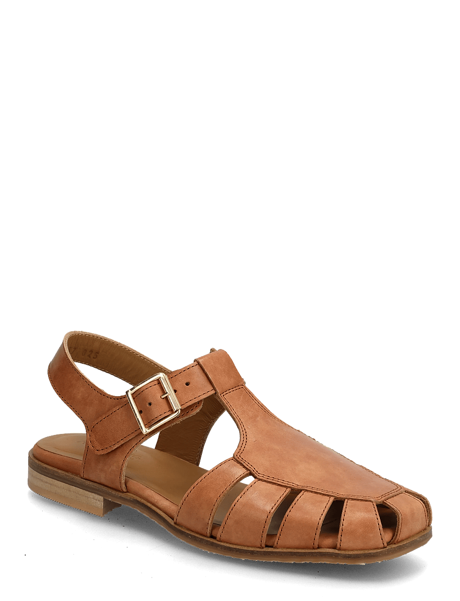 ANGULUS - Sandals - flat - closed toe - op - gladiaator sandaalid - 1789 tan - 0