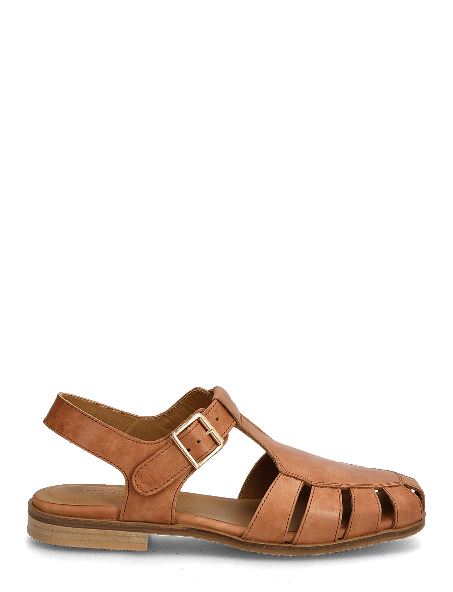 ANGULUS - Sandals - flat - closed toe - op - gladiaator sandaalid - 1789 tan - 1