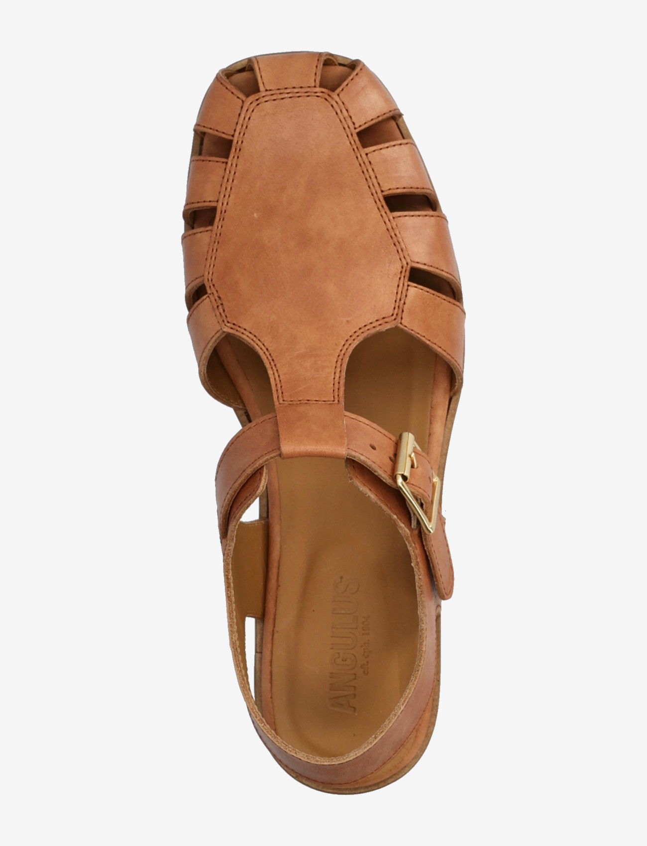 ANGULUS - Sandals - flat  - closed toe - op - gladiatorsandaler - 1789 tan - 3