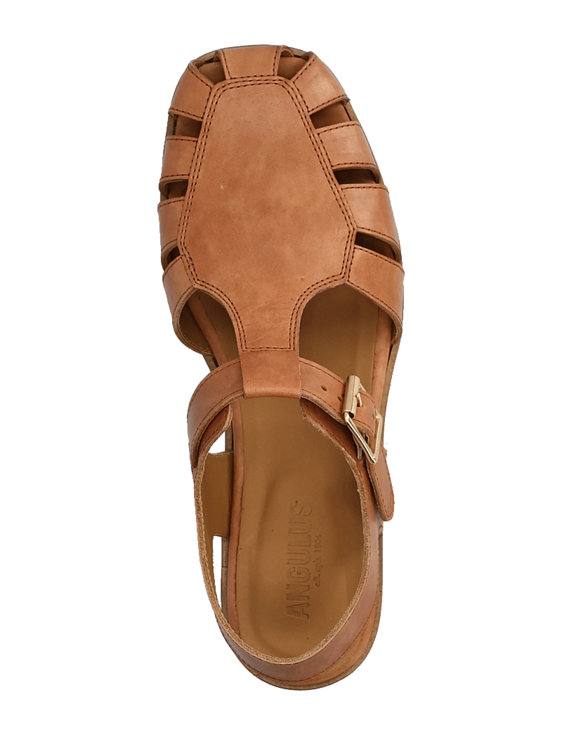 ANGULUS - Sandals - flat - closed toe - op - gladiatorsandaler - 1789 tan - 3