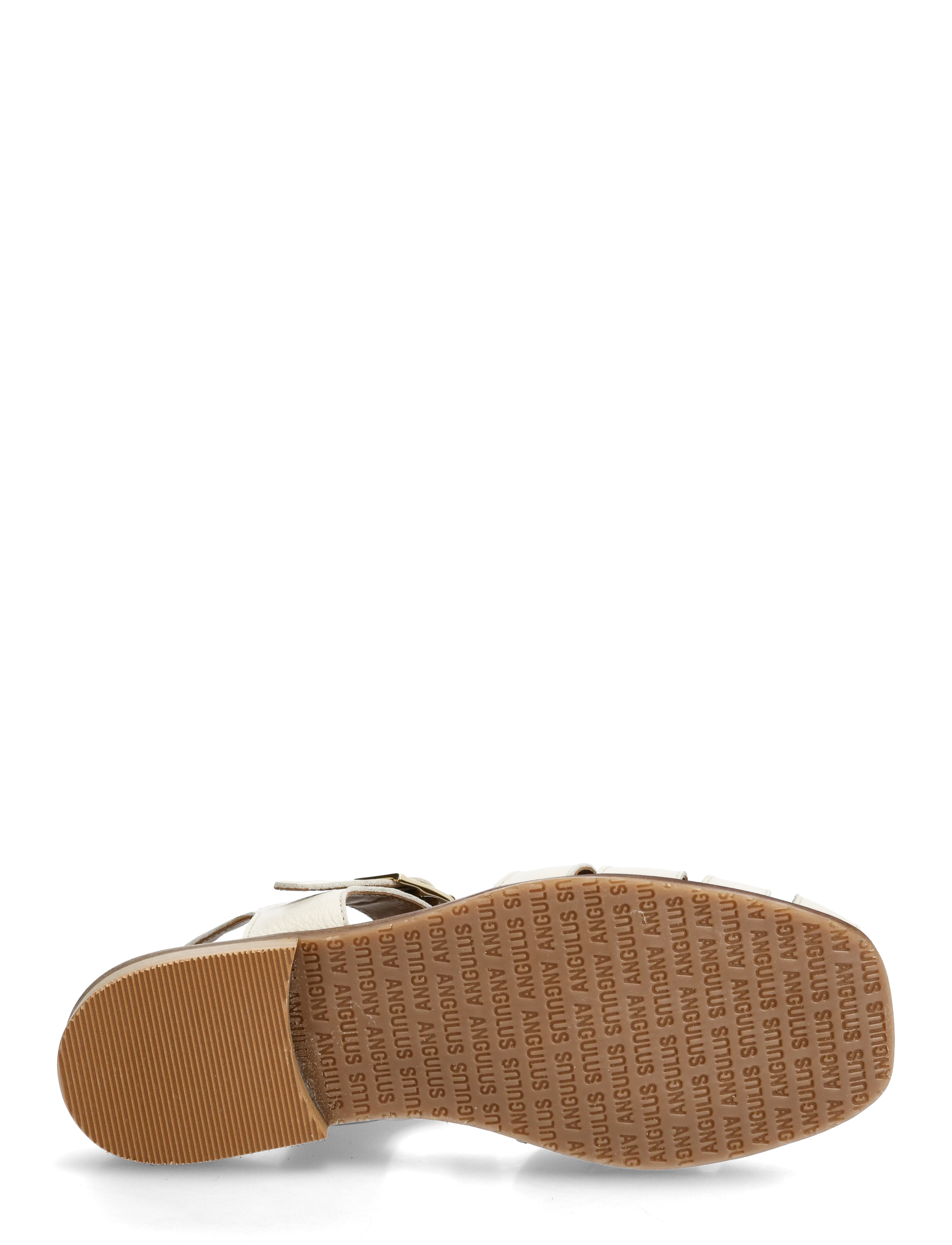 ANGULUS - Sandals - flat  - closed toe - op - gladiator sandals - 4636 oatmilk - 4
