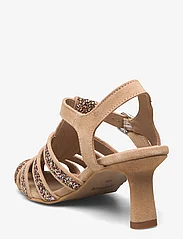 ANGULUS - Sandals - Block heels - festtøj til outletpriser - 2488/1149 multi glitter/sand - 2