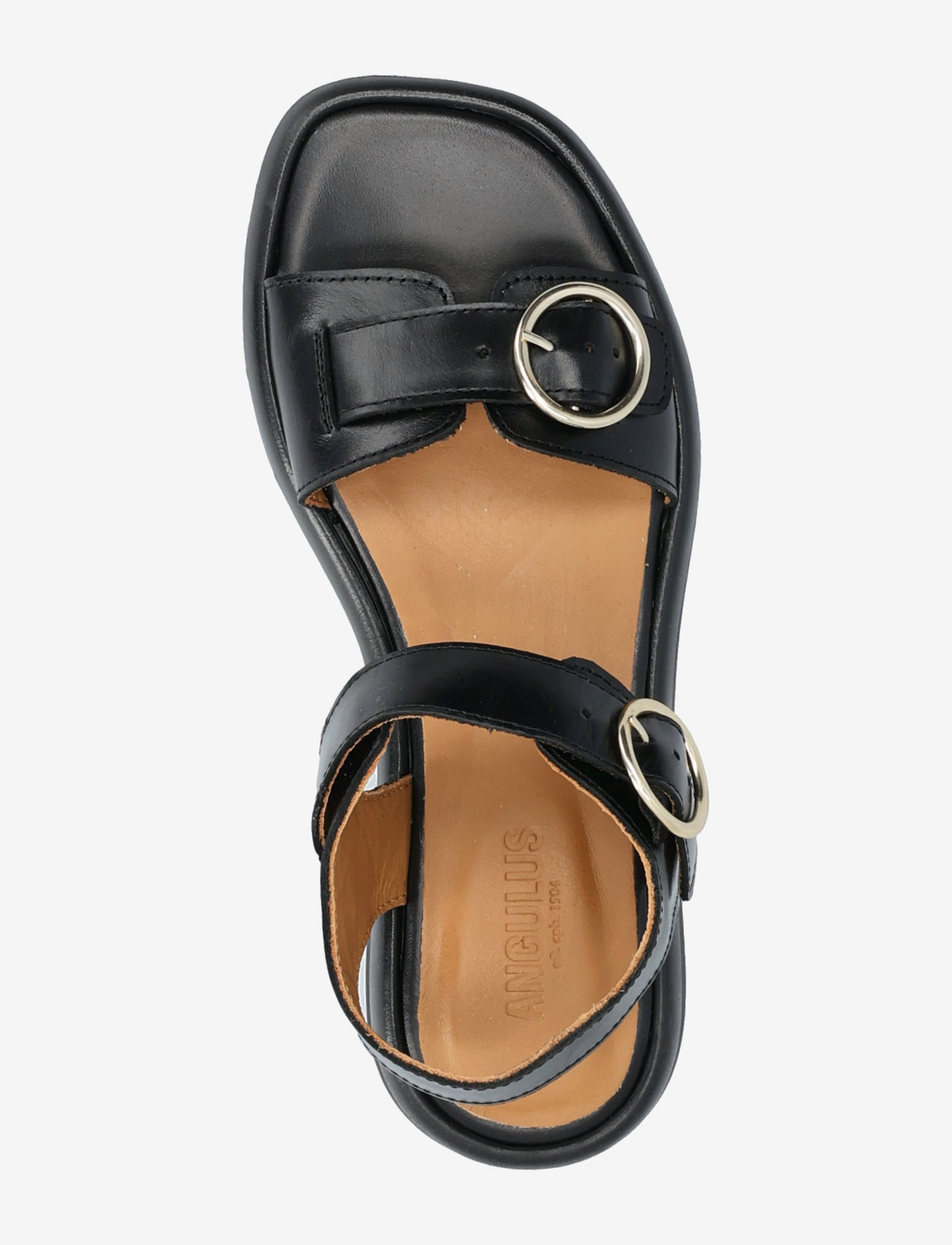 ANGULUS - Sandals - flat - flache sandalen - 1835 black - 3
