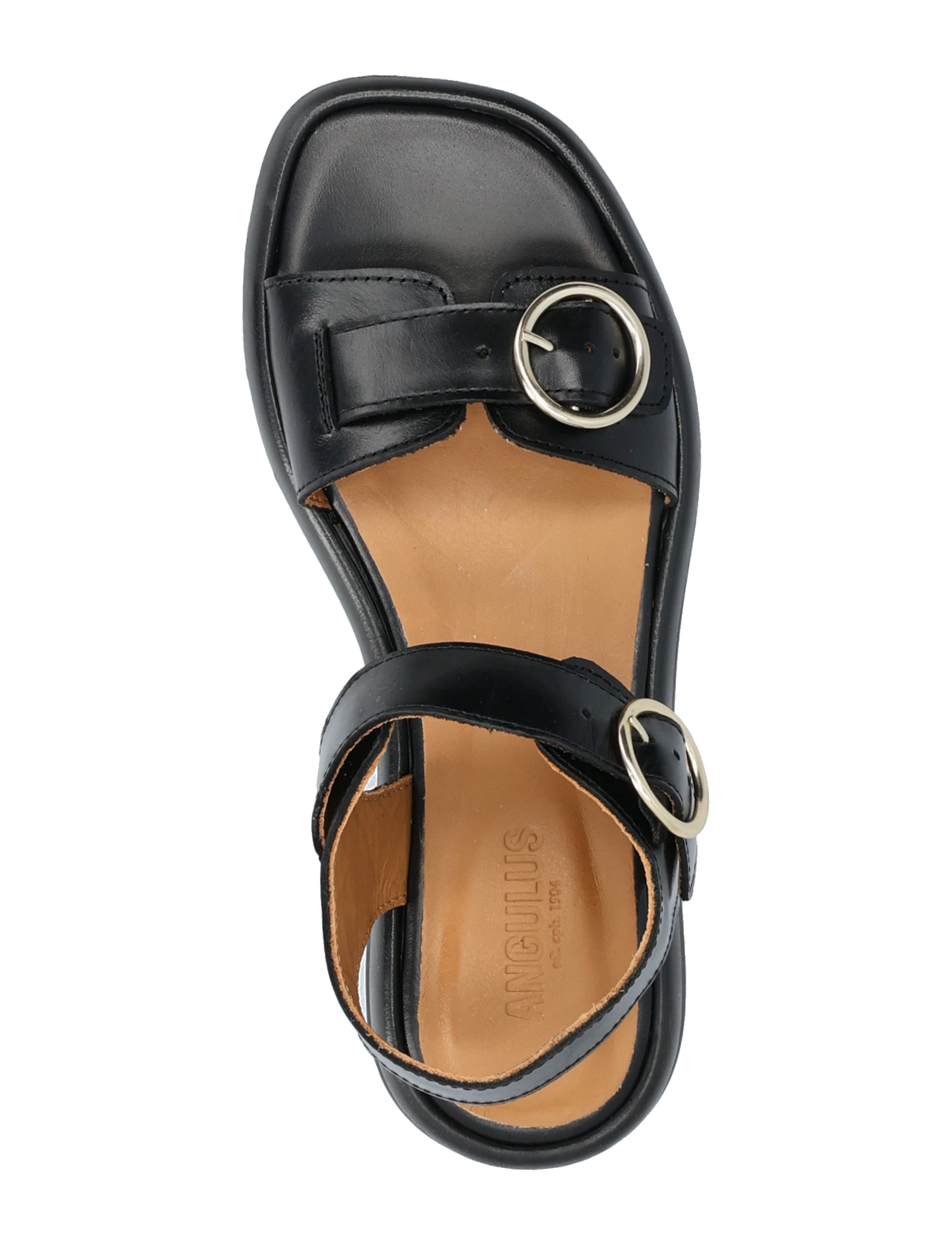 ANGULUS - Sandals - flat - kontsata sandaalid - 1835 black - 3