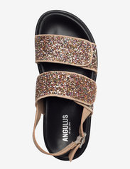 ANGULUS - Sandals - flat - open toe - op - matalat sandaalit - 1604/2488/1149 black/mulit gl. - 3