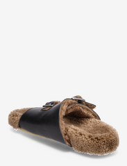 ANGULUS - Sandals - flat - closed toe - op - zempapēžu sandales - 2010/1604 brown/black - 2