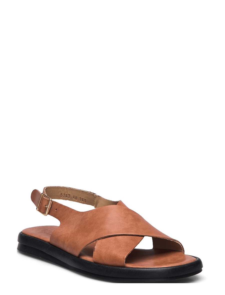 ANGULUS - Sandals - flat - platta sandaler - 3637 tan - 0