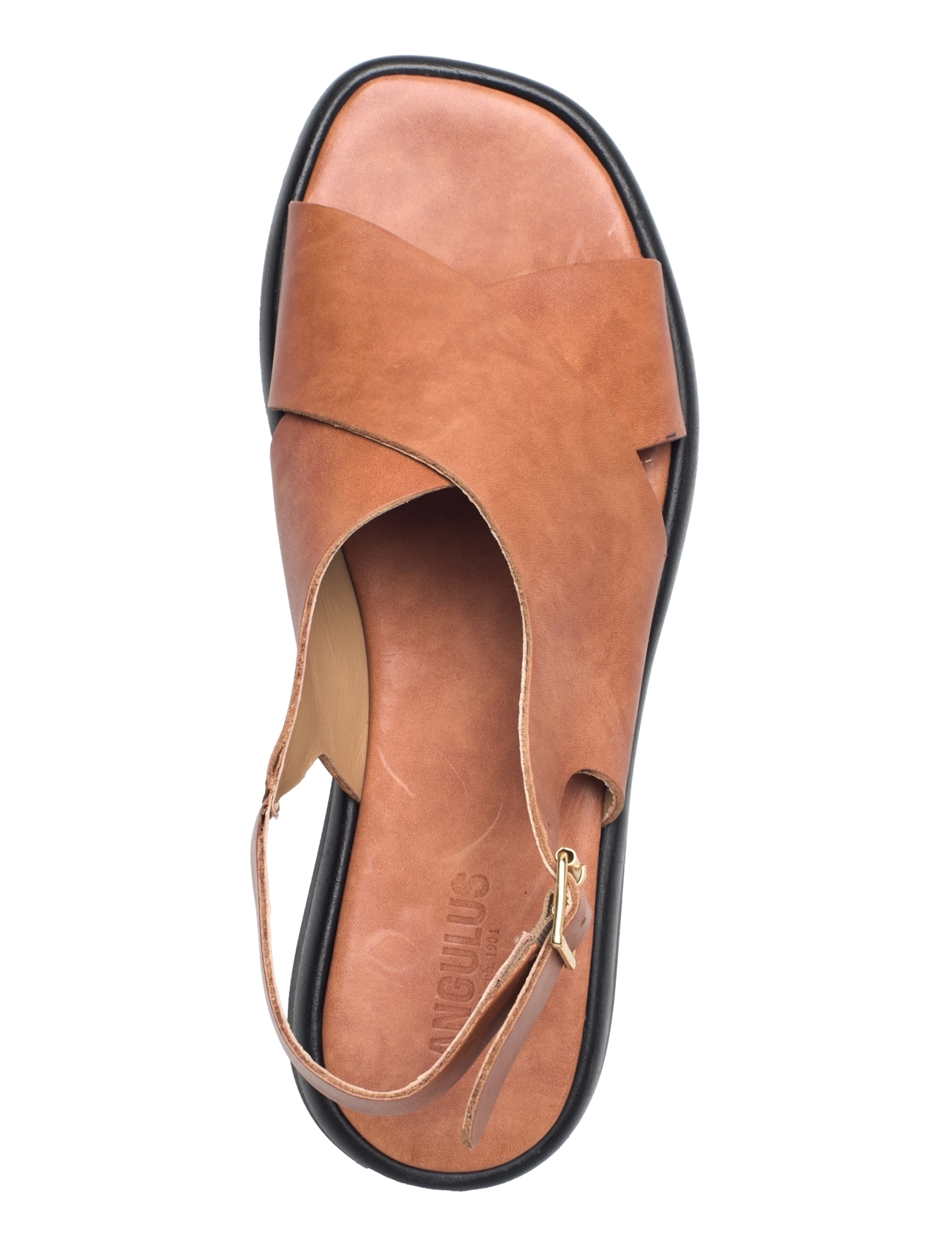 ANGULUS - Sandals - flat - platta sandaler - 3637 tan - 3