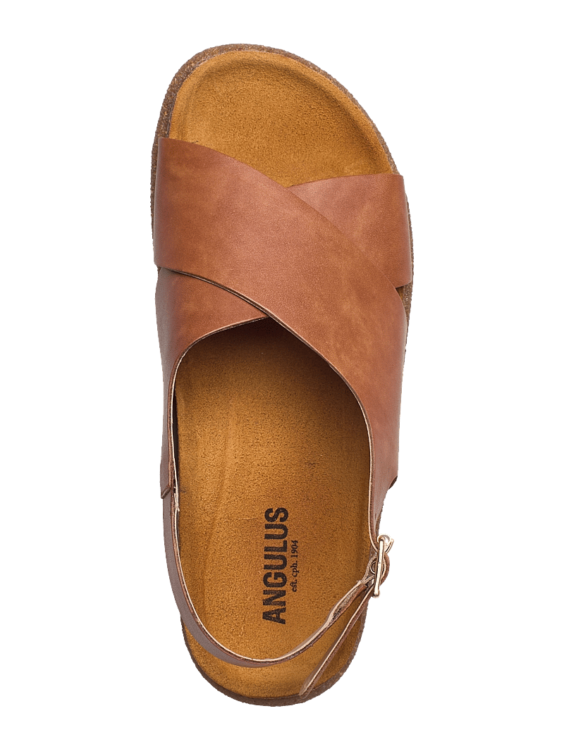 ANGULUS - Sandals - flat - open toe - op - flade sandaler - 1789 tan - 3