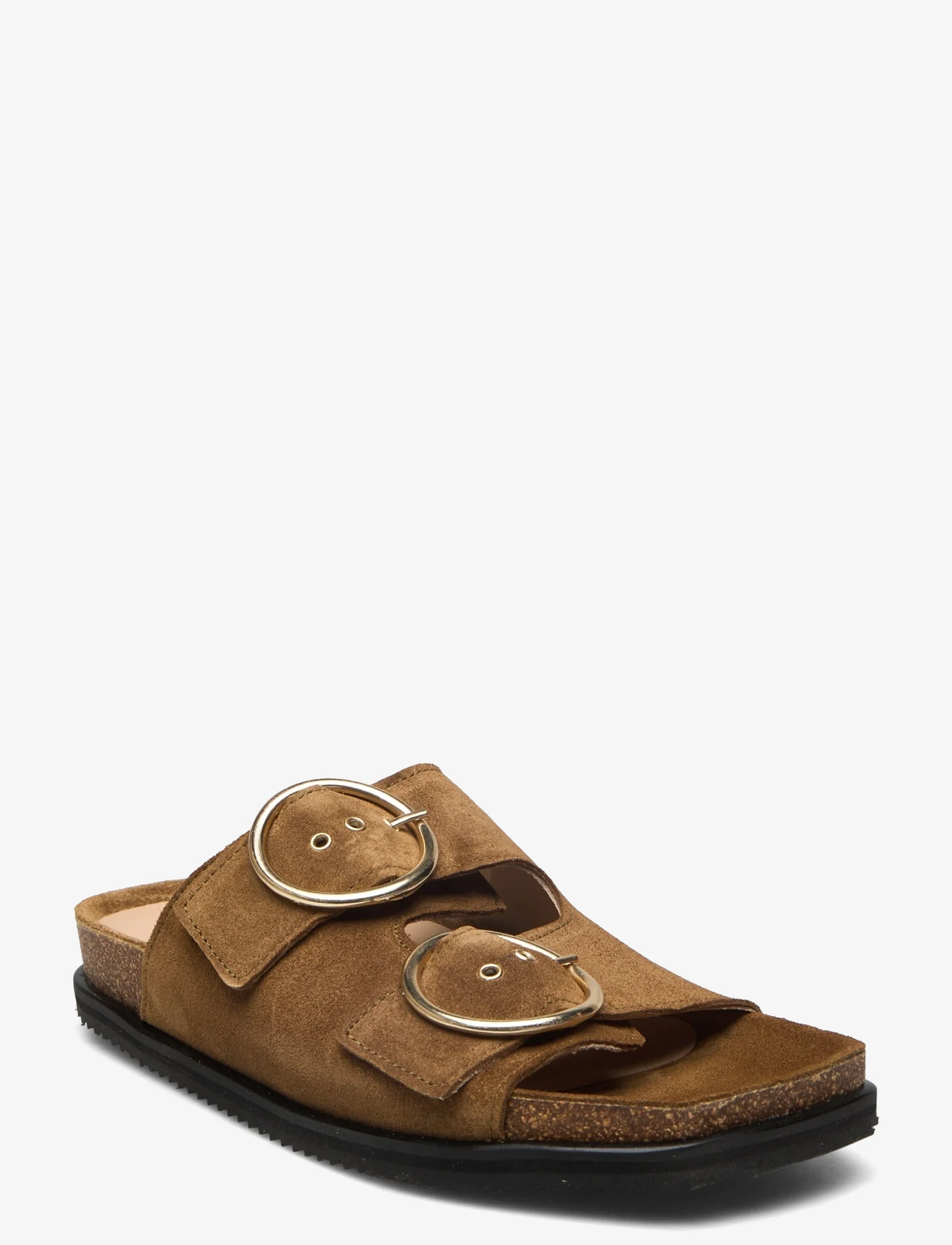 ANGULUS - Sandals - flat - open toe - op - kontsata sandaalid - 2209 mustard - 0