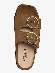 ANGULUS - Sandals - flat - open toe - op - matalat sandaalit - 2209 mustard - 3