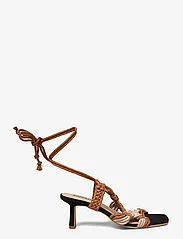 ANGULUS - Sandals - Block heels - ballīšu apģērbs par outlet cenām - 2059/1163  strap/black - 1