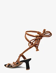 ANGULUS - Sandals - Block heels - festtøj til outletpriser - 2059/1163  strap/black - 4
