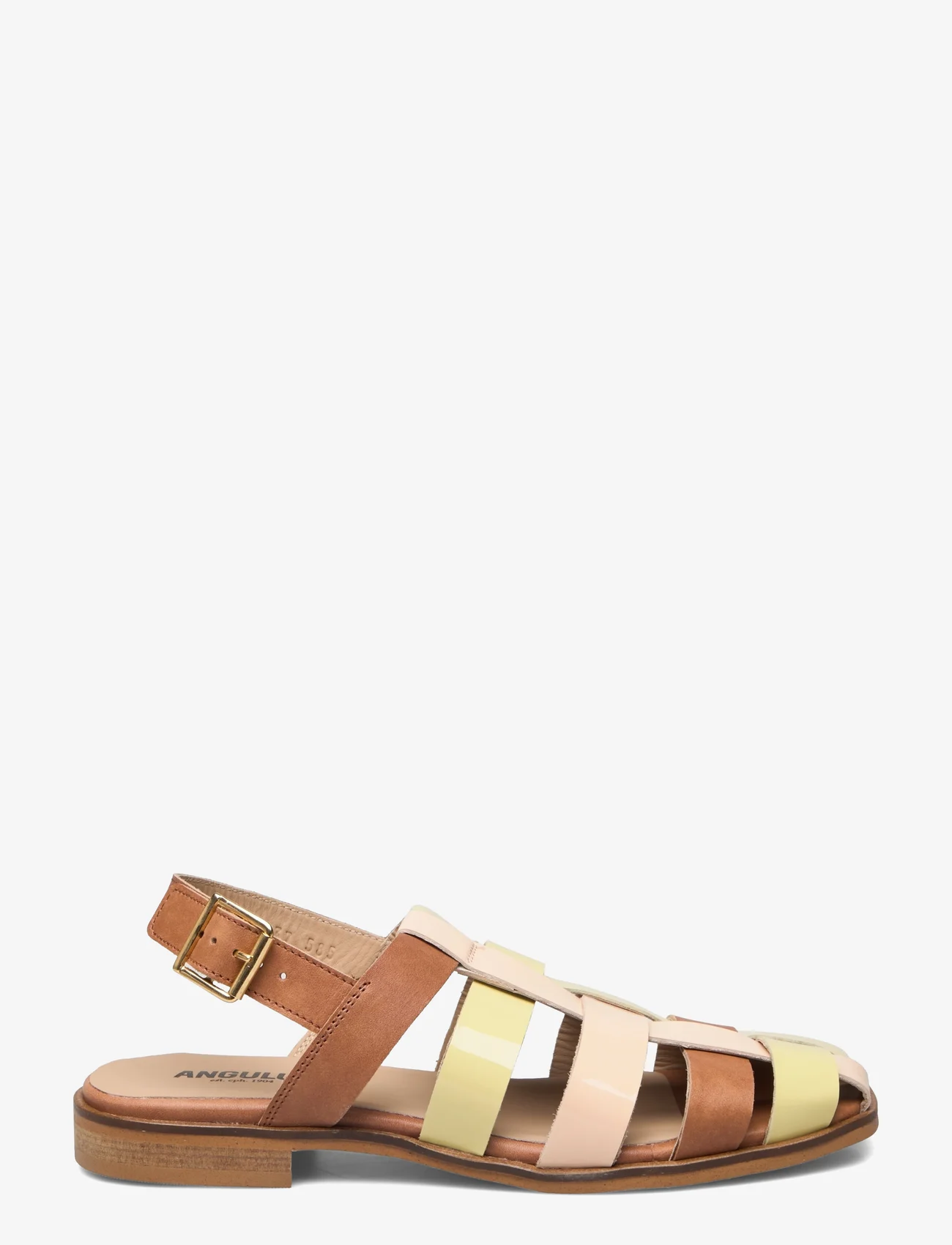 ANGULUS - Sandals - flat - platte sandalen - 1789/2365/2405 tan/yellow/melo - 1