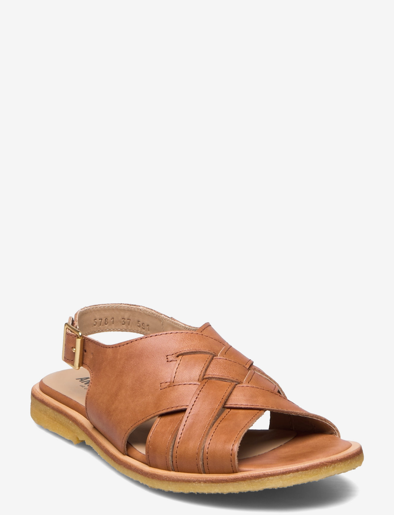 ANGULUS - Sandals - flat  - open toe - op - flache sandalen - 1789 tan - 0
