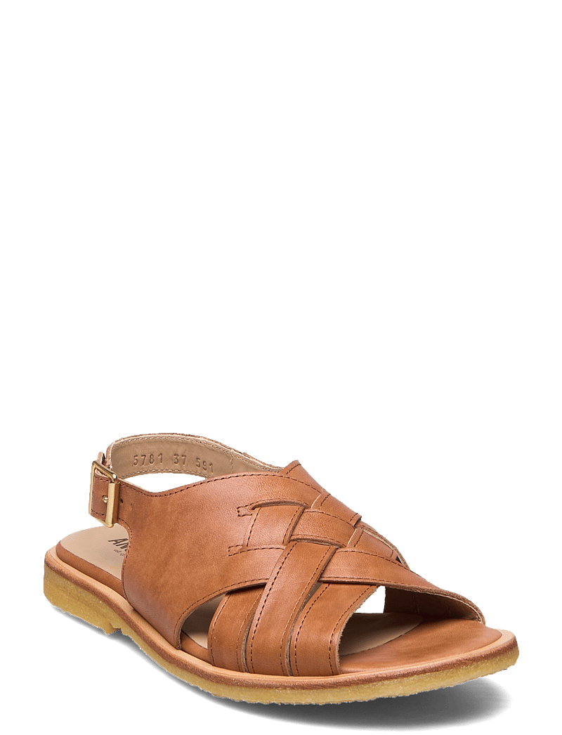 ANGULUS - Sandals - flat - open toe - op - kontsata sandaalid - 1789 tan - 0
