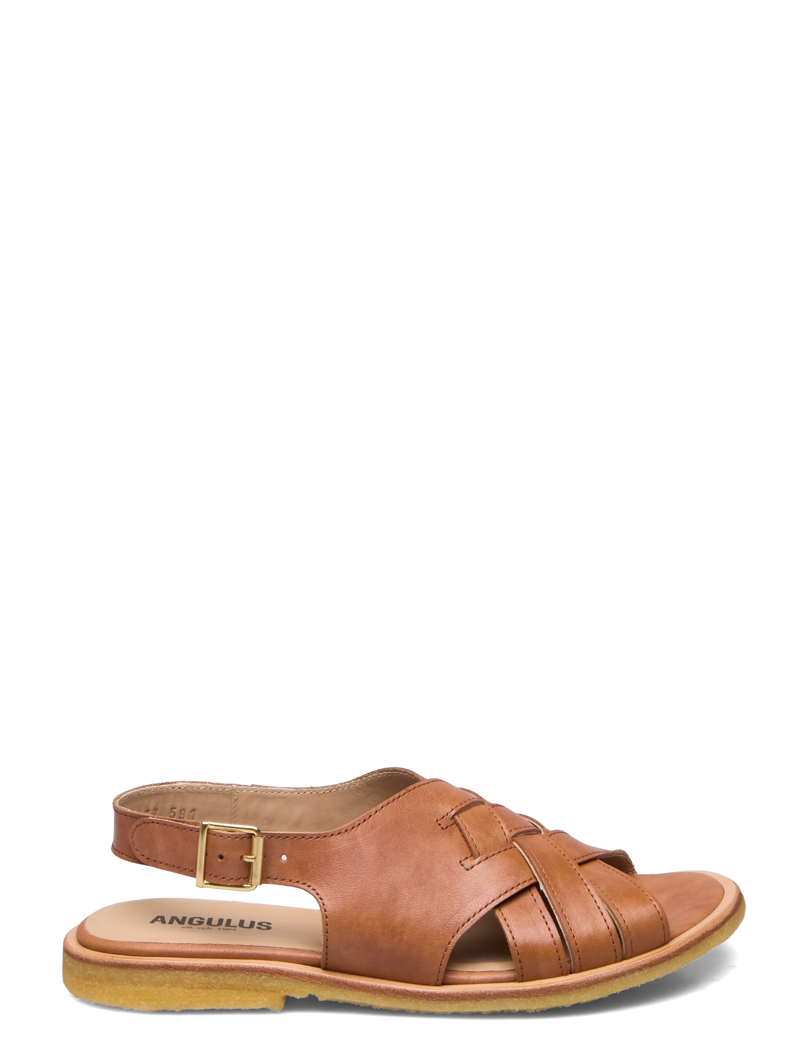ANGULUS - Sandals - flat  - open toe - op - platte sandalen - 1789 tan - 1