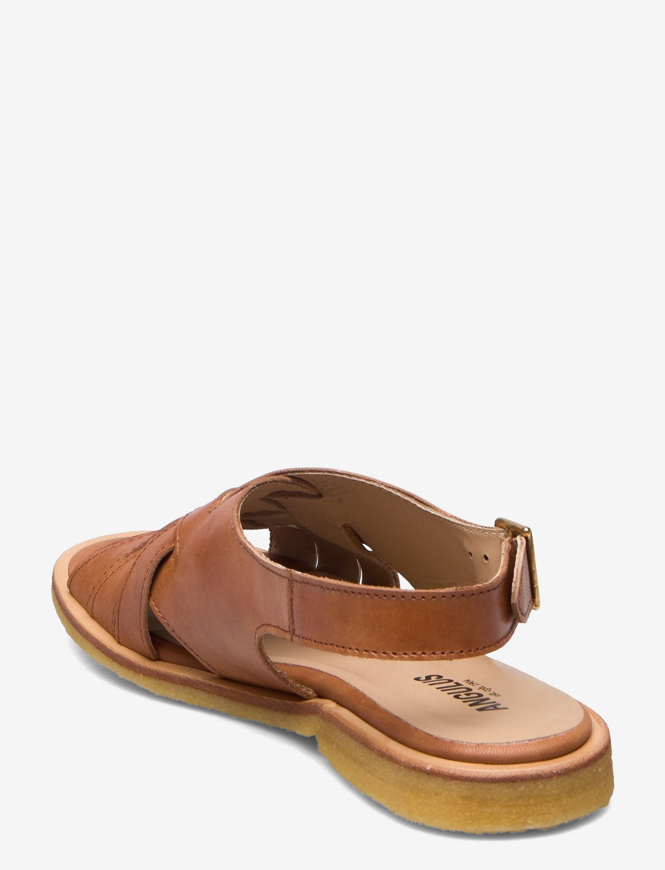 ANGULUS - Sandals - flat  - open toe - op - flache sandalen - 1789 tan - 2