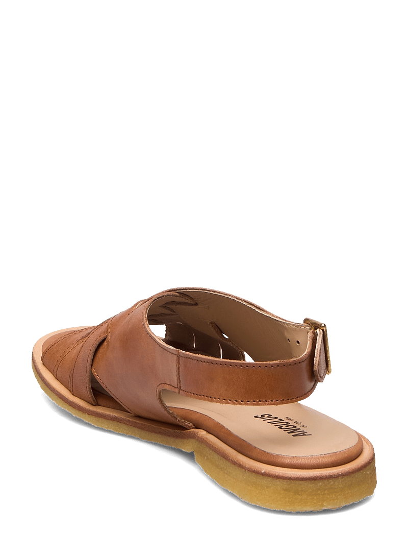 ANGULUS - Sandals - flat - open toe - op - kontsata sandaalid - 1789 tan - 2