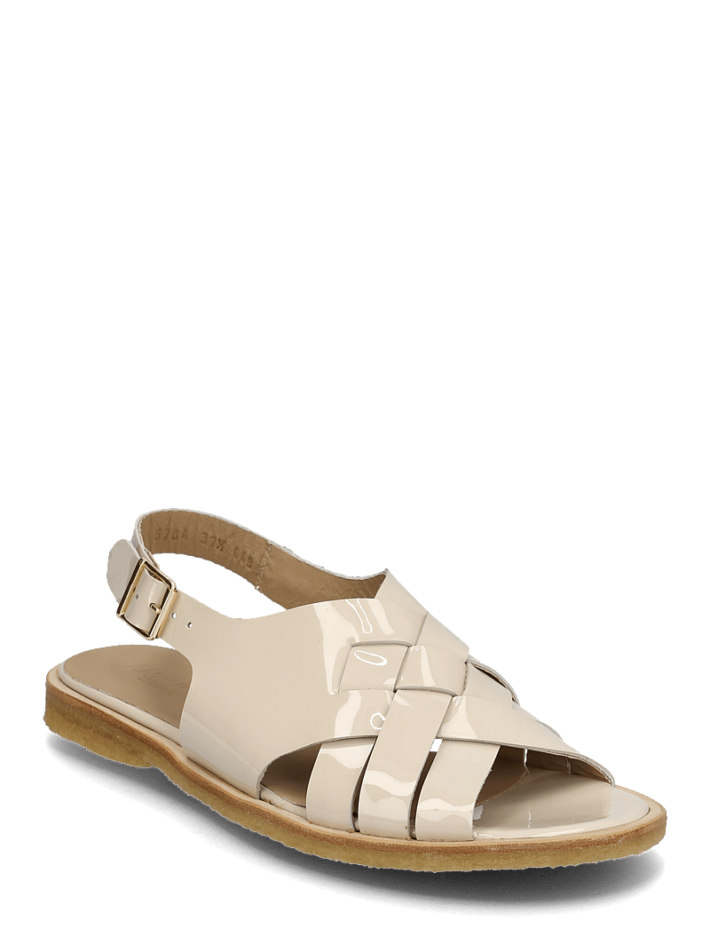 ANGULUS - Sandals - flat - open toe - op - flade sandaler - 2807 beige - 0