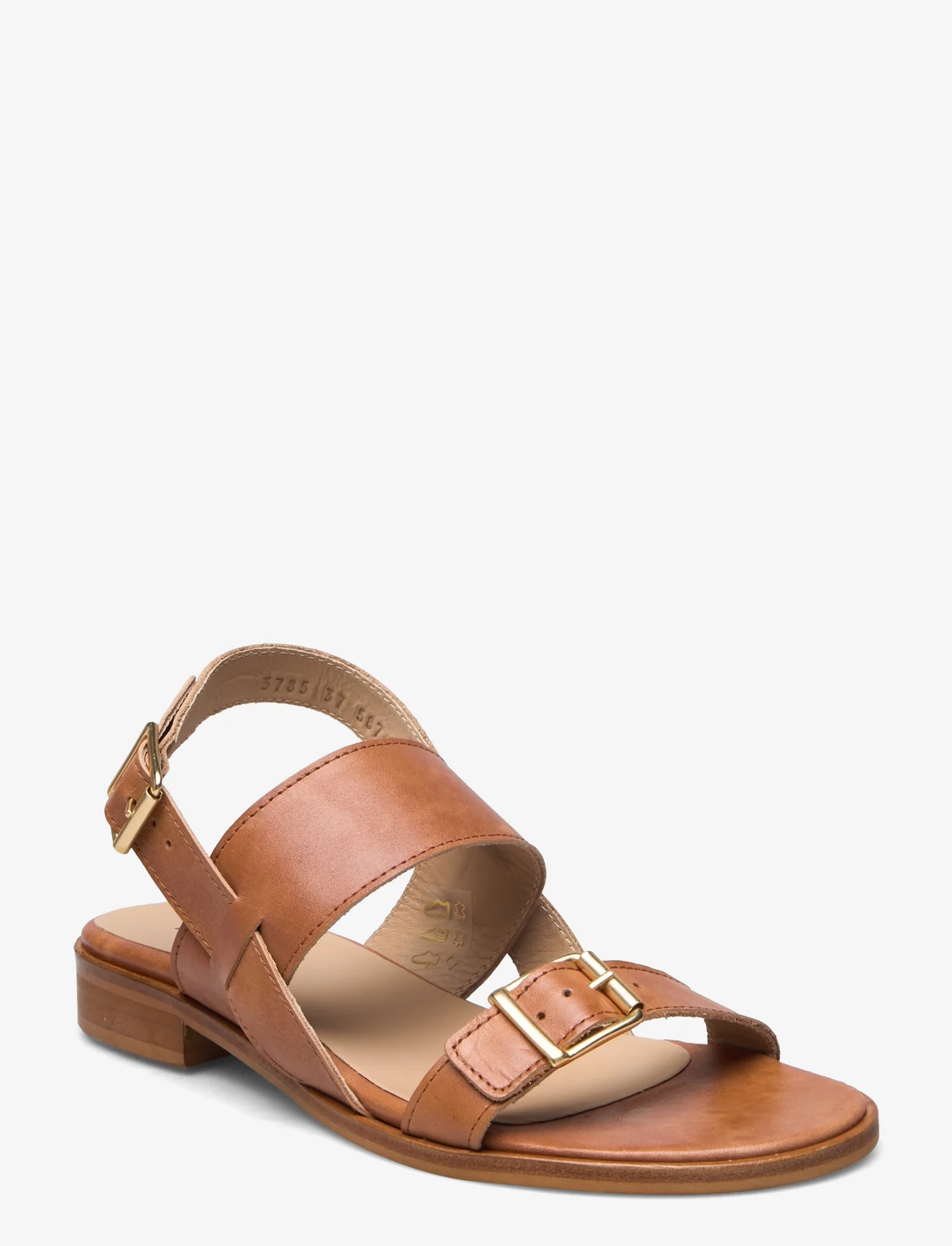 ANGULUS - Sandals - flat - platte sandalen - 1789 tan - 0